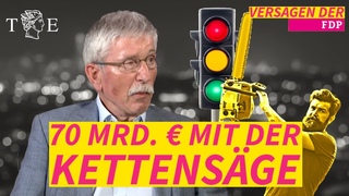 Sarrazin mit der Kettensge: Wie die Ampel ganz einfach 70 Mrd. Euro sparen kann