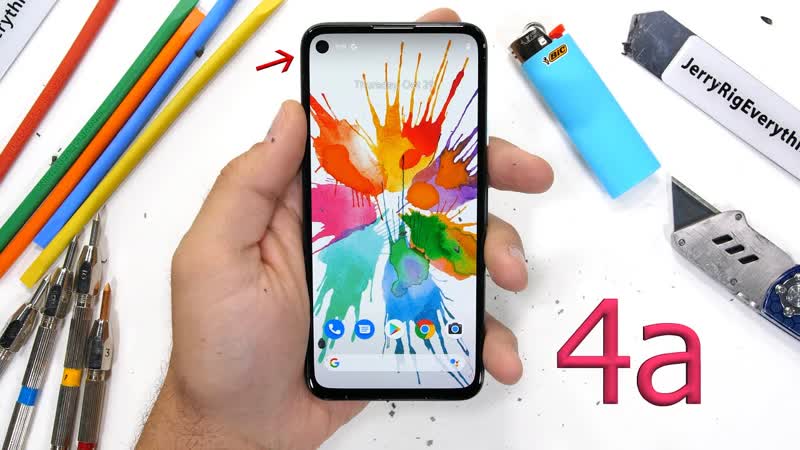 Google Pixel 4a Durability Test Simply