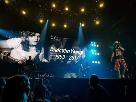 Guns N Roses Tribute to Malcolm Young Whole Lotta Rosie ( HD), Sacramento, CA