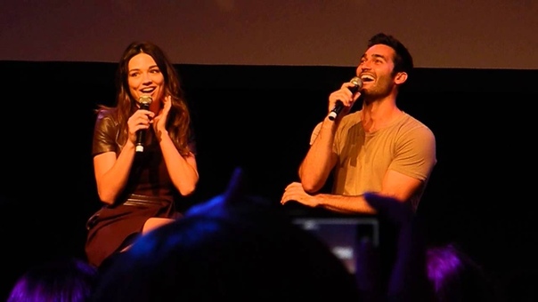 Tyler Hoechlin and Crystal Reed Werewolfcon 09, 26, 15,