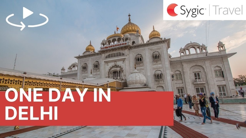 One day in New Delhi: 360 Virtual Tour with Voice