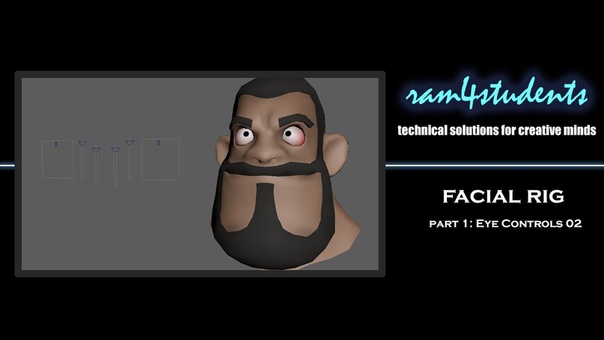 Facial Rig Part 1 Eye Controls