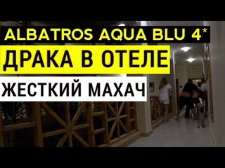 Драка на отдыхе в Египте, отель Albatros Aqua Blu 4* Шарм эль шейх жесткие разборки туристов