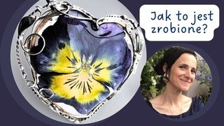 Naszyjnik z bratkiem 😍 Jak zrobić biżuterię z kwiatów? DIY Bratek zatopiony w żywicy Pansy in Resin