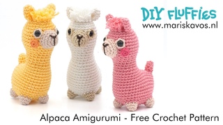 Alpaca crochet pattern  - Learn how to crochet a cute Amigurumi for beginners