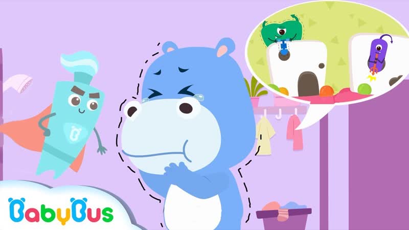 Cavity Germs Live In Hanks Mouth, Good Habit Song, Nursery Rhymes, Kids Songs, Baby