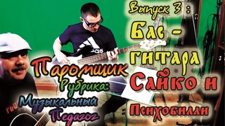 БАС ГИТАРА ДЛЯ НАЧИНАЮЩИХ САЙКО ПСИХОБИЛЛИ РОК Н РОЛЛ УРОКИ #3