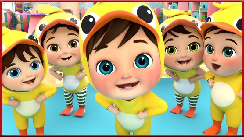 Six Little Ducks From Five Little Duck, Number Song, Most Viewed Video on You Tube, Banana