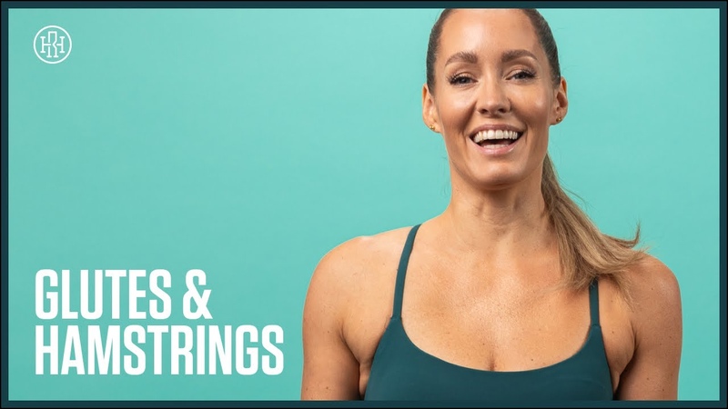 Day 2: Glutes Hamstrings Workout At Home with Dumbbells, HR12 WEEK 4.