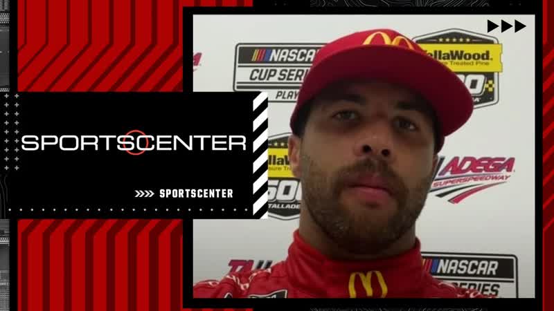 Bubba Wallace joins Sports Center to discuss his win at