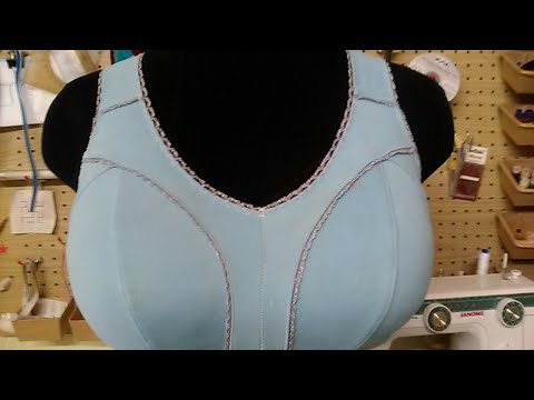 как построить выкройку спортивного бюстгальтера на