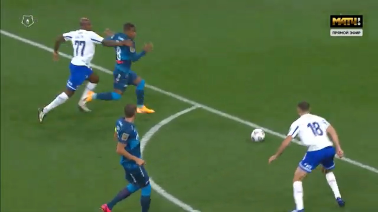 Динамо - Зенит, 1:0. Падение Малкома