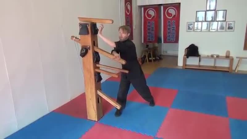 Чой Ли Фут Деревянный манекен, Choy Li Fut wooden dummy Learn in full step by