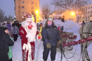 Открытие Ледового городка в Красноуфимске
