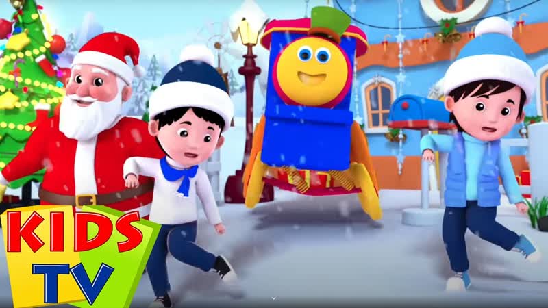 Jingle Bells, рождественские рифмы, потешки, Kids Tv Russia, детские