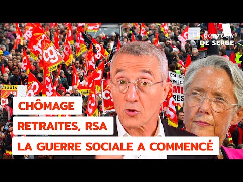 Chômage, retraites, RSA : la guerre sociale a