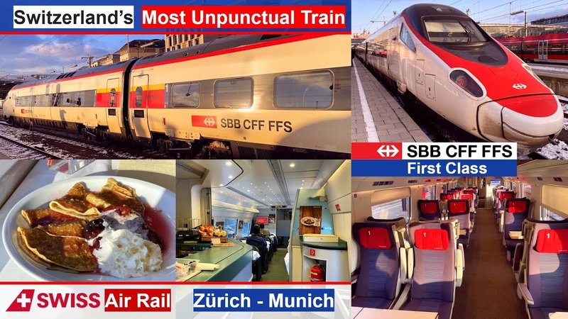 Switzerland s Most Unpunctual Train: Astoro Euro City Express Zürich Munich in First