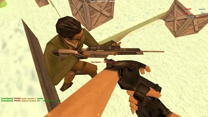 CS 1. 6 Gun Game Erik против mr. Smith, FRANK и Wi