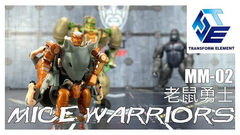 Transform Element TE MM 02 Mice Warriors 3rd Party Transformers Beast Wars Rattrap