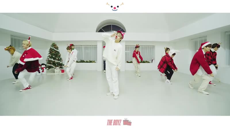 DP THE BOYZ 화이트 ( White) DANCE PRACTICE VIDEO ( Christmas ver.