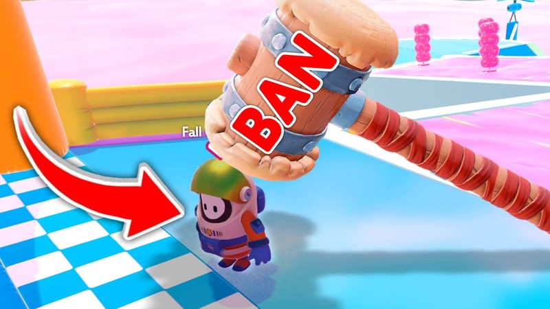 CHEATER BANNED In LIVE GAME Fall Guys WTF Funny Moments,