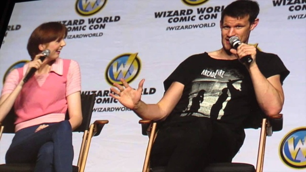 Matt Smith and Karen Gillan Panel at Philadelphia Comic Con June 21