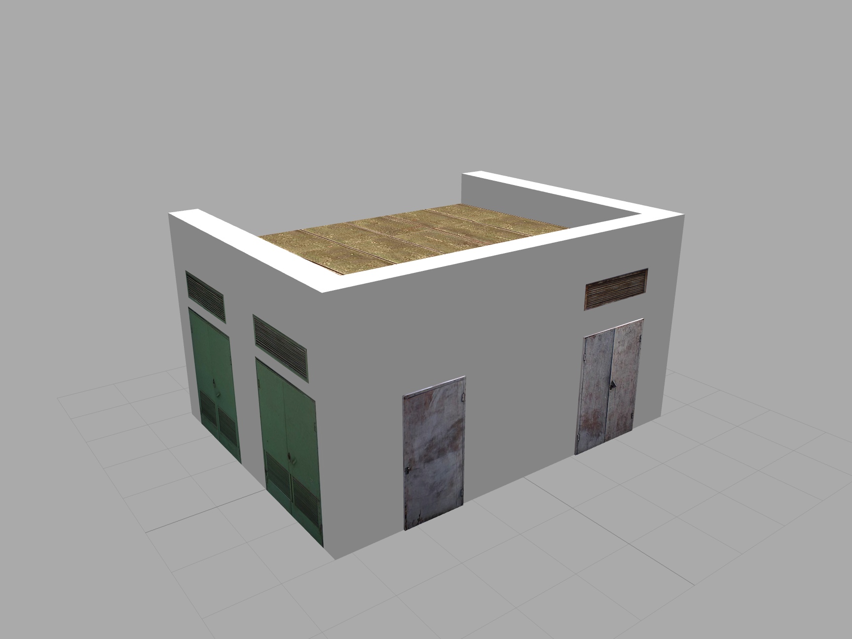 Постройка серая