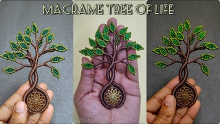 DIY Handmade Macrame Tree of Life | Best gift for your love ones