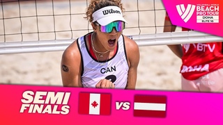 Melissa/Brandie vs. Tina/Anastasija - Semi Final Highlights Doha 2024 #BeachProTour
