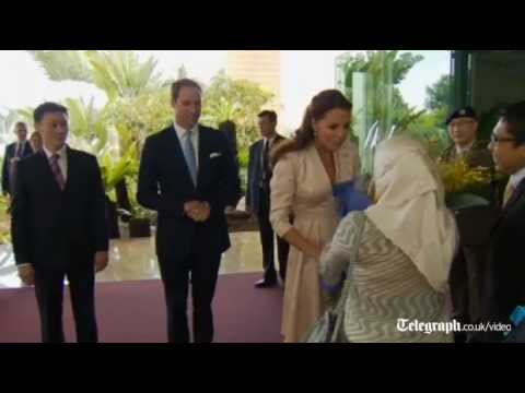 Prince William and Kate arrive in