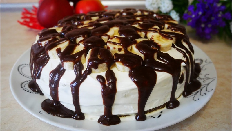 Быстрый торт НЕГР в ПЕНЕ. Коржи на кефире с вареньем. ВКУСНО