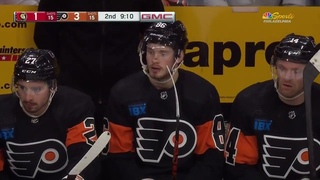 Yegor Zamula assists on Farabee's goal vs Senators (21 jan 2024)
