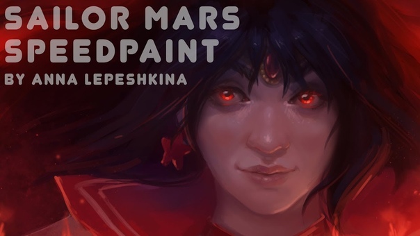 Sailor mars fan art. Speedpaint in