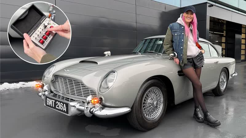 Testing Gadgets On A REAL James Bond Car, Aston Martin DB5