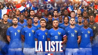 Les 25 Bleus pour l'Euro 2024 !