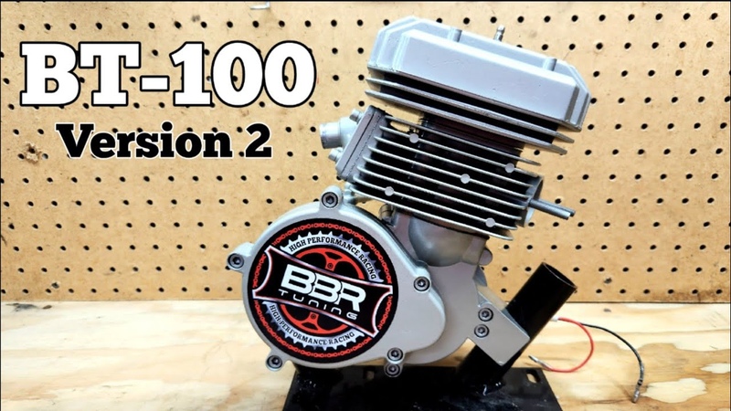 All new BT100 V2 and this thing has a secret on the inside BBR 80, 100cc 2 stroke tear