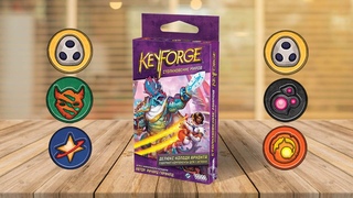 KEYFORGE: Целитель Хоган vs Черная пума Грей | Играем в карточную игру