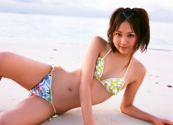 Asian young POV bikini