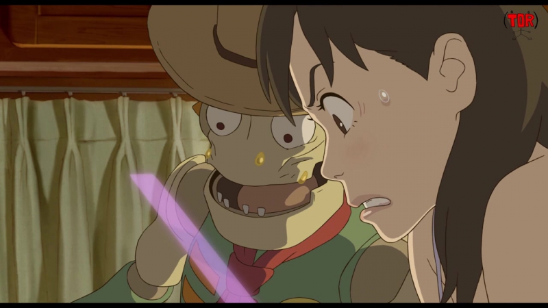 Robot in the road anime