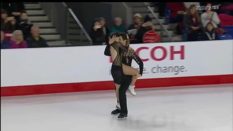 Tessa VIRTUE Scott MOIR Short Dance Canadian Figure Skating Championships 2018