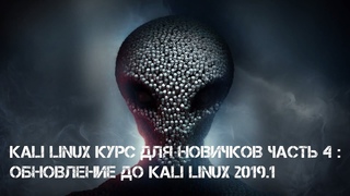 Kali Linux Курс для новичков часть 4 :  Обновление до Kali Linux 2019.1