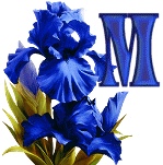 синий ирис алфавит, image #13