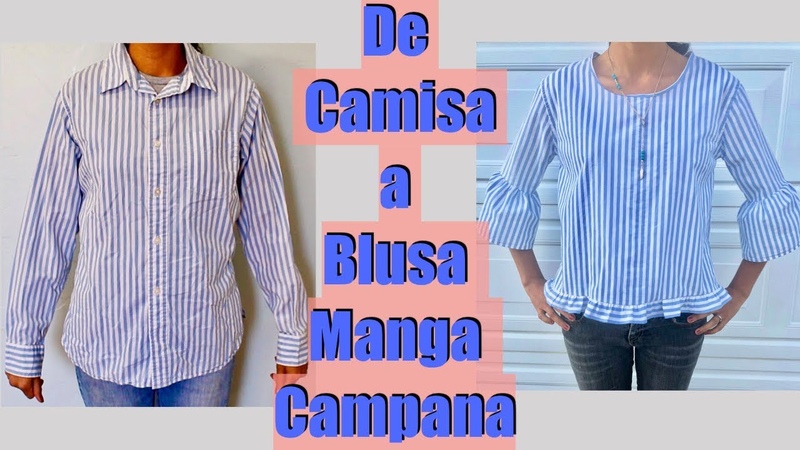Transforma una Camisa en Blusa Manga