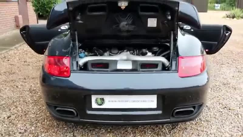 Porsche 997 Turbo 3. 6 Tiptronic S in Atlas Grey Stage 1 Remap with Cargraphic