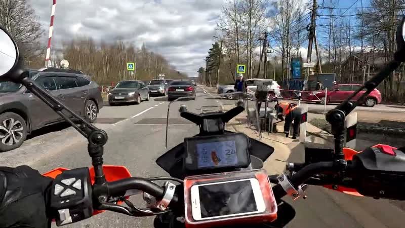 23 5 От Сестрорецка, KTM 390 Adventure SW, Kove 500