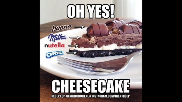 How to make a Milka Oreo Kinder Bueno Nutella cheesecake