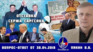 Валерий Пякин. Отставка Сержа Саргсяна