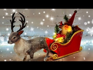 НОВОГОДНИЕ САНИ из КАРТОНА своими руками. НОВОГОДНИЙ ДЕКОР. CHRISTMAS DECOR. SLEIGH. DIY.