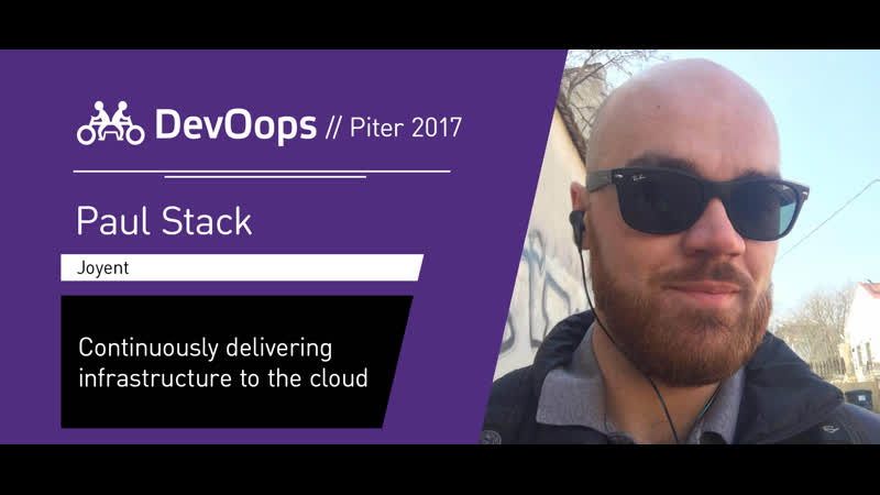 Paul Stack Continuously delivering infrastructure to the
