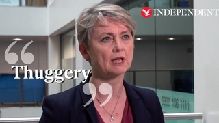 Home secretary warns protesters involved in violent thuggery will pay the price